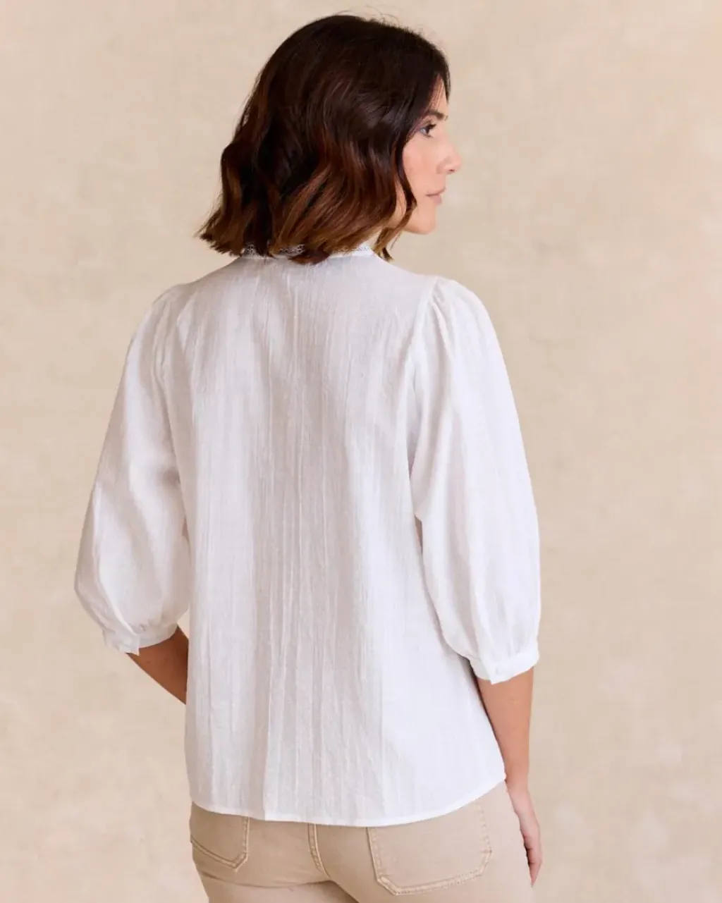 Polin et moi Maternidad|Blusas Y Camisas*Camisa Mangas Tulipa BLANCO