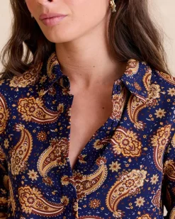 Polin et moi Maternidad|Blusas Y Camisas*Camisa Paisley Gabri Marino
