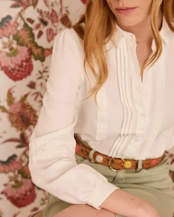 Polin et moi Maternidad|Blusas Y Camisas*Camisa Puntilla Nere BLANCO