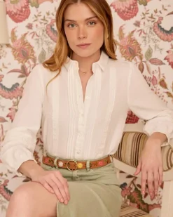 Polin et moi Maternidad|Blusas Y Camisas*Camisa Puntilla Nere BLANCO