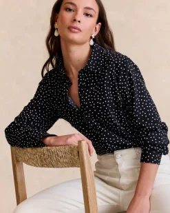 Polin et moi Maternidad|Blusas Y Camisas*Camisa Topos Pareli negro