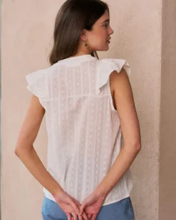 Polin et moi Maternidad|Blusas Y Camisas*Camisa Volante Ish blanco