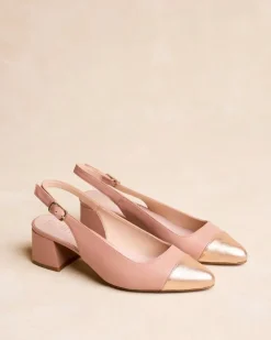 Polin et moi Zapatos De Tacón*Destalonado Punta Teyla Rosa