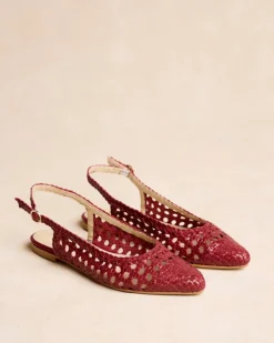 Polin et moi Trenzados|Bailarinas*Destalonado Trenzado Cherry Cereza
