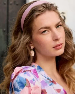 Polin et moi Complementos De Pelo*Diadema Cinza Rosa