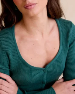 Polin et moi Punto|Cardigans Y Jerseis*Jersey Punto Verda VerdeManzana