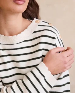 Polin et moi Cardigans Y Jerseis*Jersey Rayas Lucía verdebosque