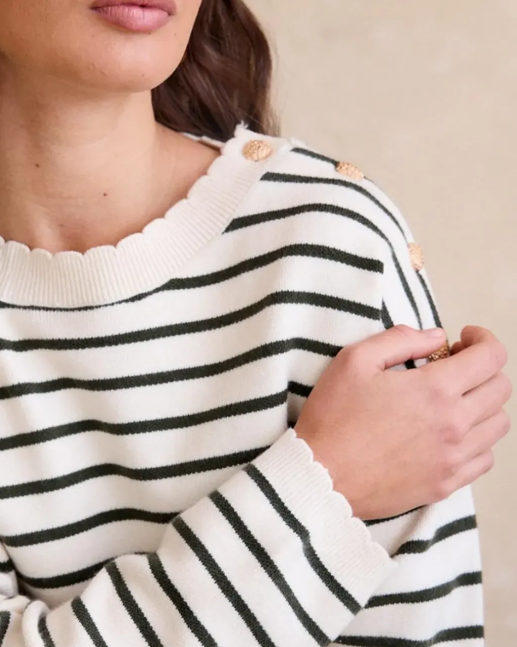 Polin et moi Cardigans Y Jerseis*Jersey Rayas Lucía verdebosque