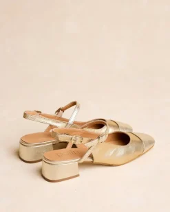 Polin et moi Zapatos De Tacón*Mary Jane Elbia Oro