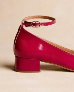 Polin et moi Zapatos De Tacón*Mary Jane Frambuesa