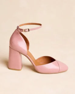 Polin et moi Zapatos De Tacón*Mary Jane Marina Nude