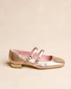 Polin et moi Zapatos De Tacón*Mary Jane Zoe Oro