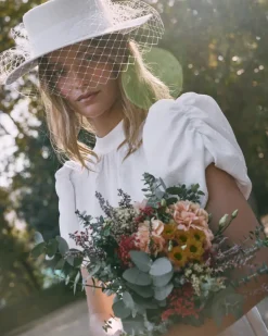 Polin et moi Novia*Mono Novia Aylén blanco