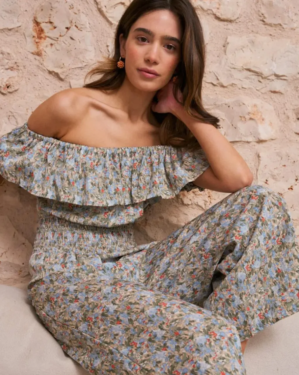 Polin et moi Vestidos Y Monos*Mono Volante Grace Turquesa