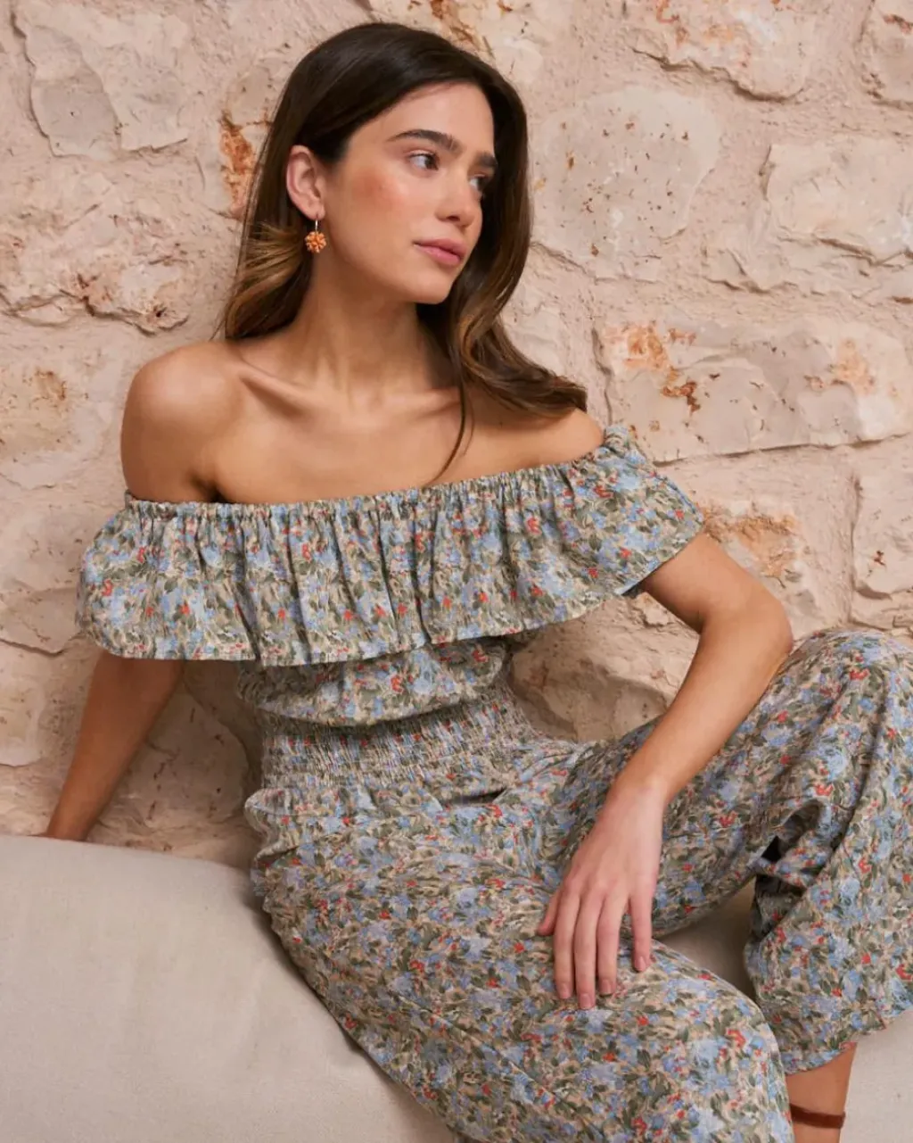 Polin et moi Vestidos Y Monos*Mono Volante Grace Turquesa
