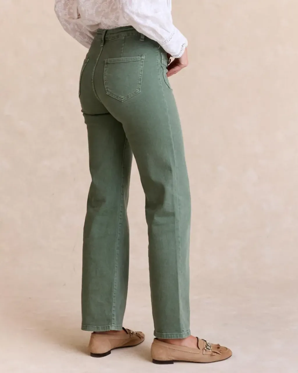Polin et moi Pantalones*Pantalón Denim Kasandra verdebosque