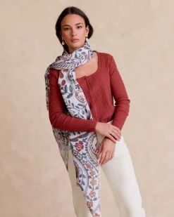 Polin et moi Pañuelos*Pañuelo Estampado Rieti Crudo