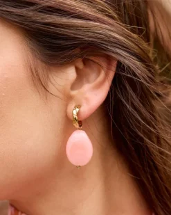 Polin et moi Bisuteria*Pendientes Largos coral