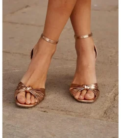Polin et moi Novia|Sandalias*Sandalia Nudo Lula Oro