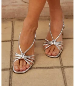 Polin et moi Novia|Sandalias*Sandalia Nudo Milana plata/plomo
