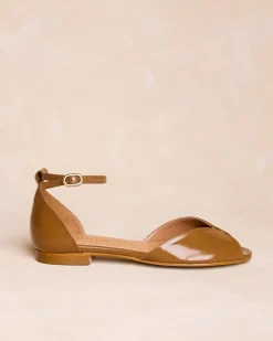 Polin et moi Sandalias*Sandalia Plana CAMEL