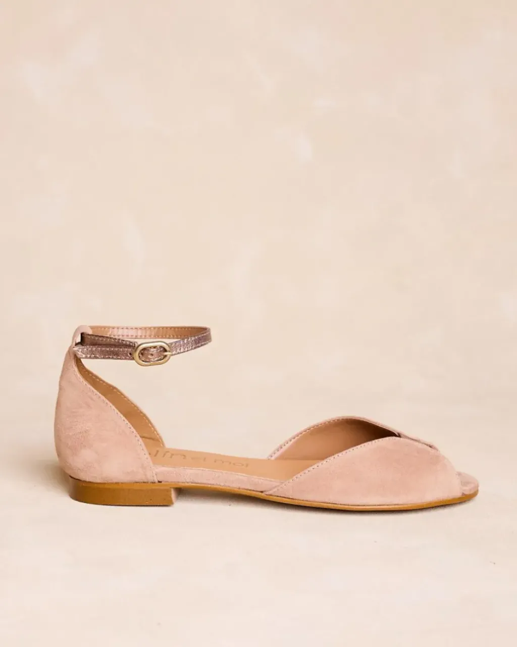 Polin et moi Sandalias*Sandalia Plana Nude