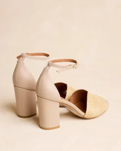 Polin et moi Sandalias*Sandalia Rafia Aless beige
