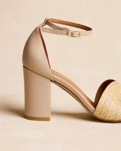 Polin et moi Sandalias*Sandalia Rafia Aless beige
