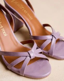 Polin et moi Sandalias*Sandalias Tiras Bruna Lila