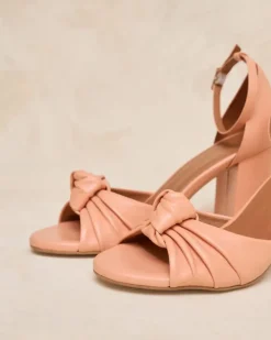 Polin et moi Sandalias*Sandalia Tacón Beni Melocoton