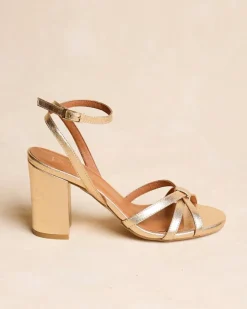 Polin et moi Sandalias*Sandalia Tiras Clio Oro
