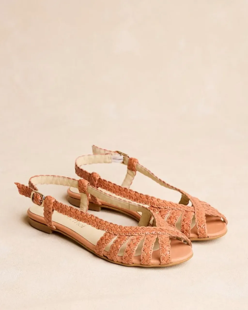 Polin et moi Sandalias*Sandalia Trenzada Aniala NARANJA