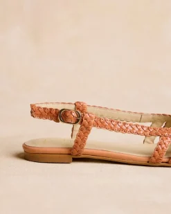 Polin et moi Sandalias*Sandalia Trenzada Aniala NARANJA
