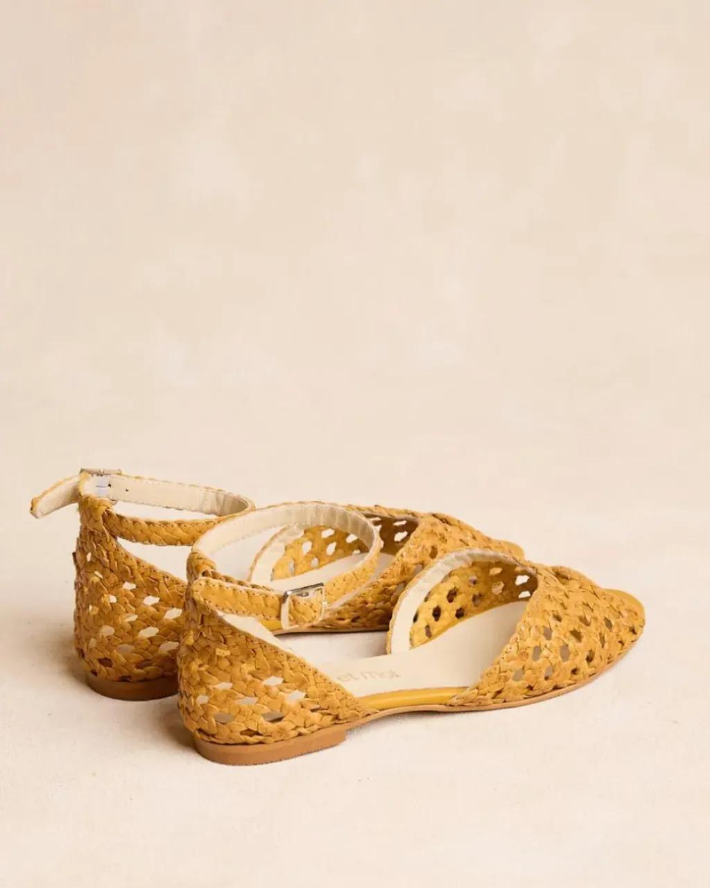 Polin et moi Sandalias|Trenzados*Sandalia Trenzada Asun ocre