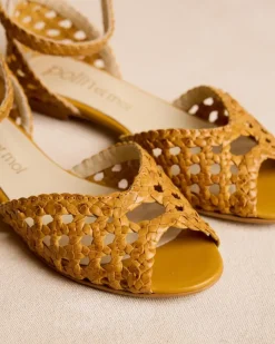 Polin et moi Sandalias|Trenzados*Sandalia Trenzada Asun ocre
