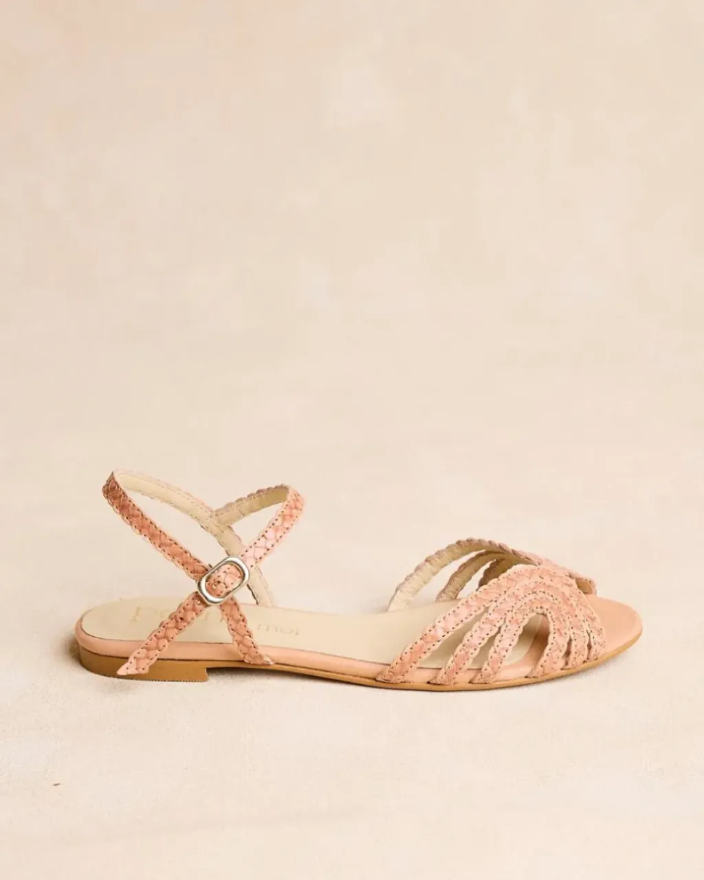 Polin et moi Sandalias*Sandalia Trenzada Elva camel