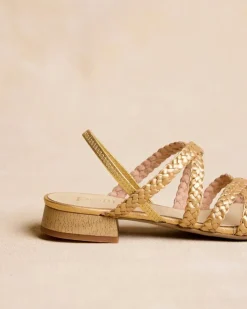 Polin et moi Sandalias|Trenzados*Sandalia Trenzada Nuni ORO