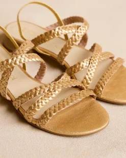 Polin et moi Sandalias|Trenzados*Sandalia Trenzada Nuni ORO
