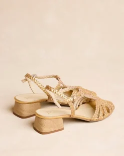 Polin et moi Sandalias*Sandalia Trenzada Sabina Oro