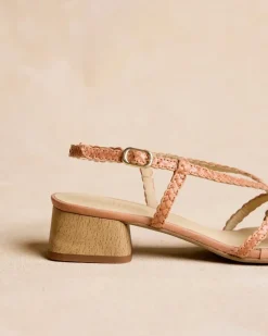 Polin et moi Sandalias|Trenzados*Sandalia Trenzada Tezza camel