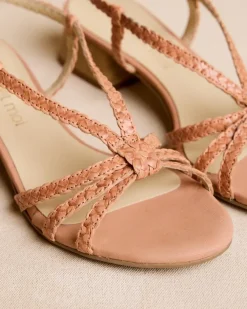 Polin et moi Sandalias|Trenzados*Sandalia Trenzada Tezza camel