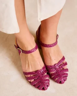 Polin et moi Sandalias|Trenzados*Sandalia Trenzada Zoe Morado