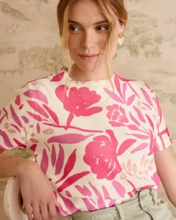 Polin et moi Camisetas Y Tops*Top Estampado Quelda Fucsia