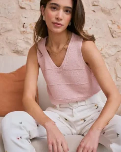 Polin et moi Punto|Camisetas Y Tops*Top Punto Camilia Rosa