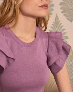 Polin et moi Camisetas Y Tops|Punto*Top Punto Volante Mahira MALVA