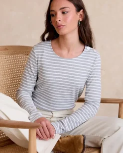 Polin et moi Camisetas Y Tops*Top Rayas Maribeli GRIS