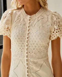 Polin et moi Vestidos Y Monos*Vestido Batista Briseida Crudo