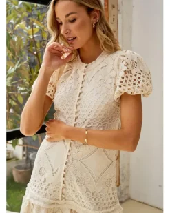 Polin et moi Vestidos Y Monos*Vestido Batista Briseida Crudo