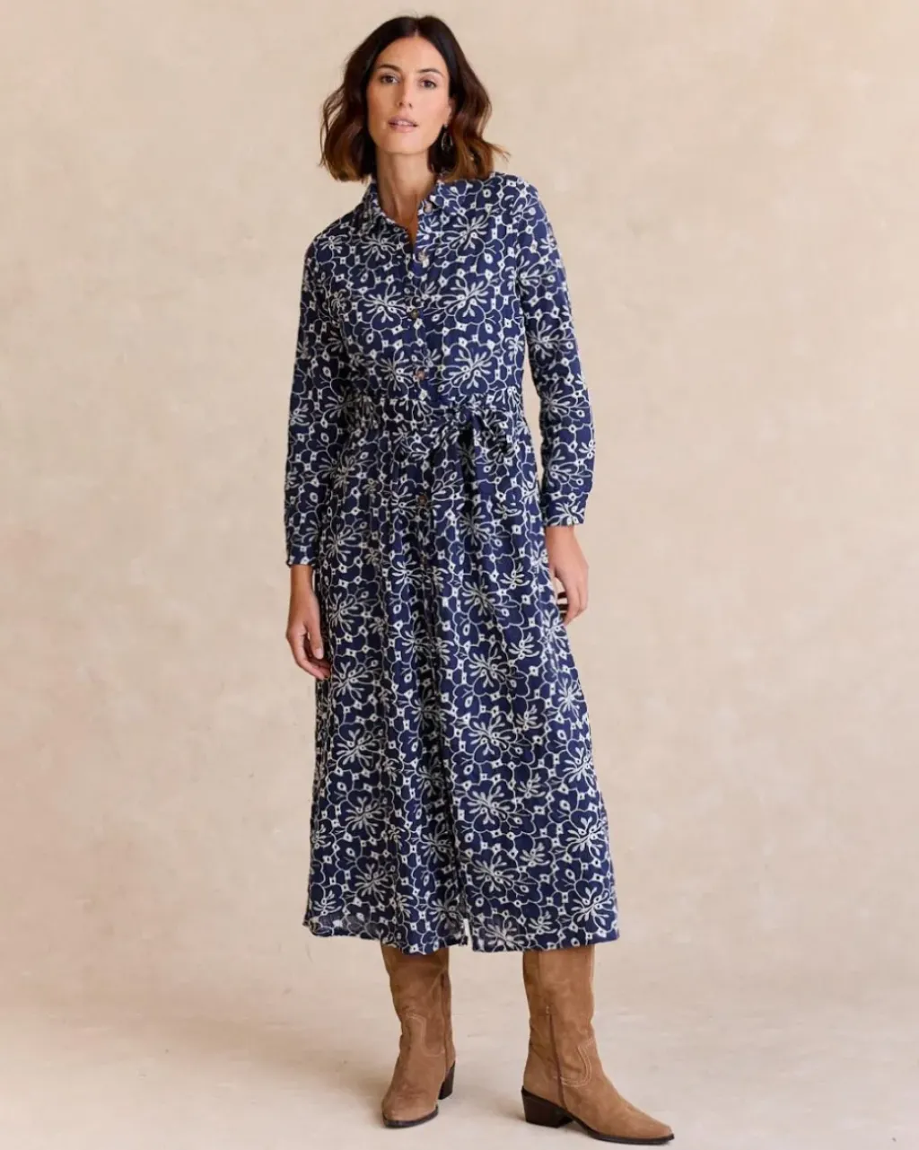 Polin et moi Maternidad|Vestidos Y Monos*Vestido Bordado Isa denim