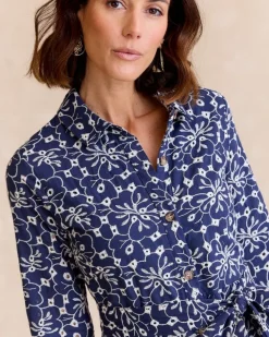 Polin et moi Maternidad|Vestidos Y Monos*Vestido Bordado Isa denim